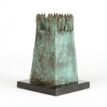 Mario Irarrazabal (20th century), Bronze Sculpture.c. 1992.Ht. 8 1/2".Kouros Gallery, 1998. Estate