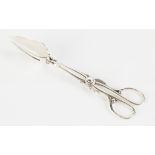 Georg Jensen Sterling Silver Serving Tongs.c. 1933-1944. Signed & numbered 33. 3.2 ozt.L 8 1/2".