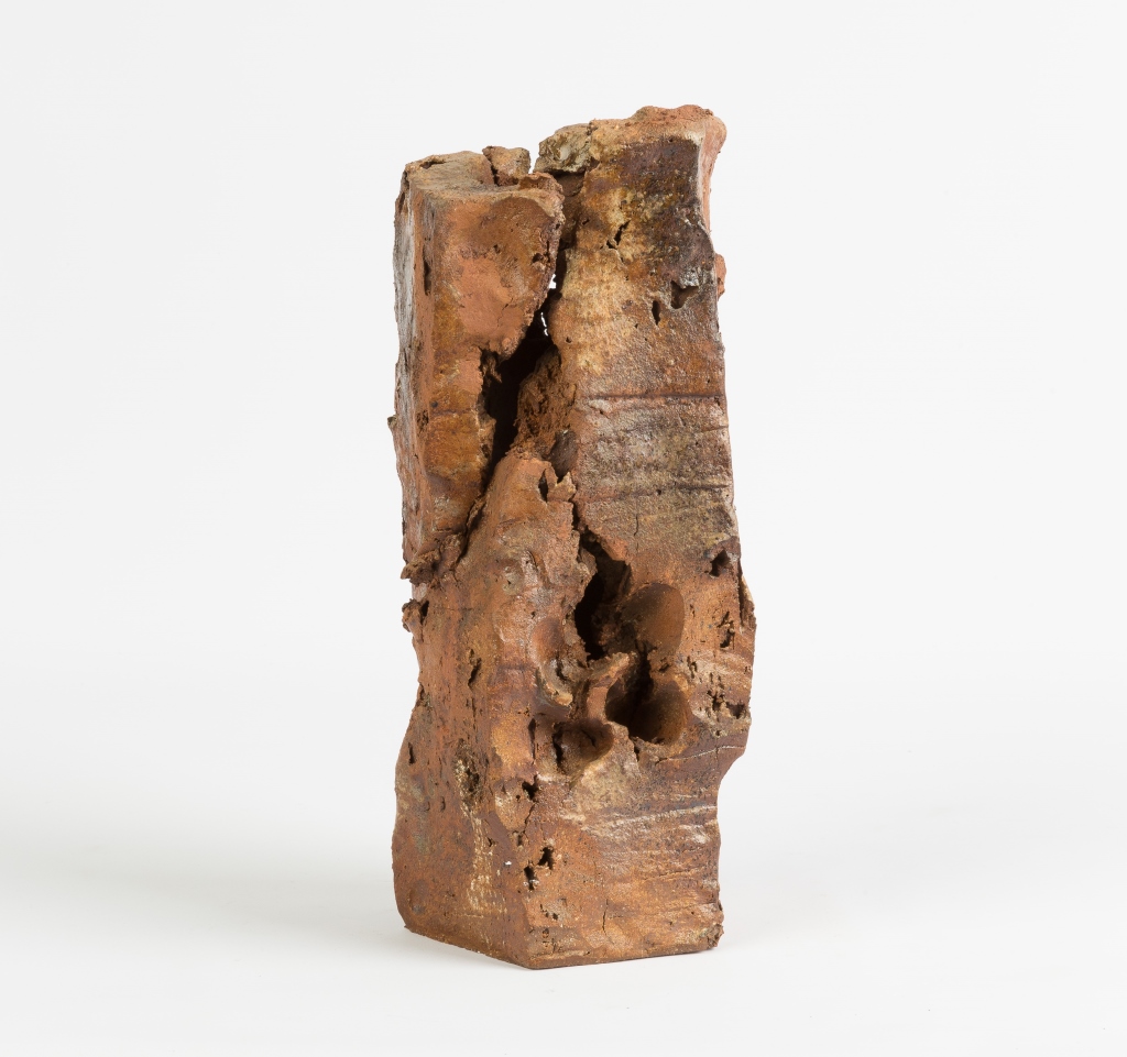 Julian Jadow, Vase.c. 2004.Ht. 12 1/2" W 6".Jadow Ceramics, NY. Estate of Annette McGuire Cravens,