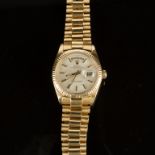 Gentleman's Presidential Gold Rolex Watch.Model 1803. ID #6-3638509..Online bidding available: