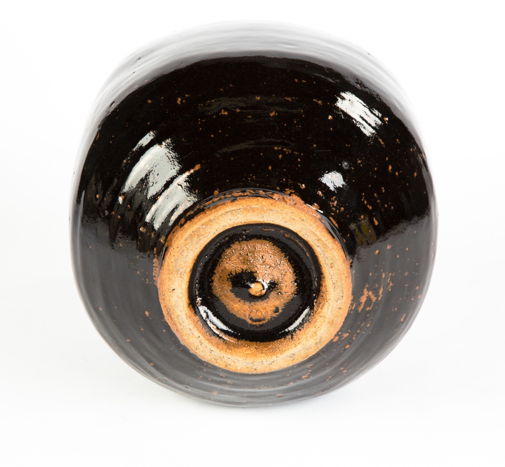 William Marshall, (English, 1923-2007) Brown Temmoku Glazed Stoneware Jar.c. 1972.Ht. 13" Dia. 8 1/ - Image 2 of 2