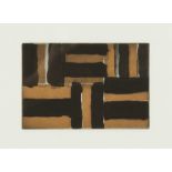 Sean Scully (American/Irish, Born 1945) "On The Beach At Fontana".Signed and dated lower right, '93.