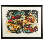 Karel Appel (Dutch, 1921-2006) Untitled Abstract.Signed in pencil lower right, Appel '58. Edition