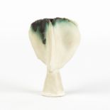 Ruth Duckworth (British, 1919-2009) Organic Porcelain Shape with White Glaze.c. 1965.No repairs or