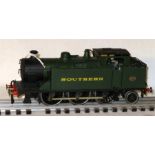 An 0 Gauge 3R Kit Built Brass ex LB&SCR Southern Olive Green 0-6-2T # 545. Built, painted and