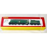 HORNBY R2219 SR Malachite Green unrebuilt West Country 4-6-2 'Blackmoor Vale'. Excellent Boxed