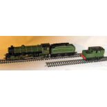 A Brass Kit Built 00 LNER Green K3 4-6-0 and plastic bodied Sentinel 0-4-0 Shunter - K3 4-6-0 #