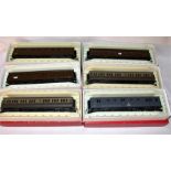 RIVAROSSI HO 6 x FS Coaches Nos 2507, 2508,, 2509, 2580 and 2581 x 2. Near Mint Boxed.