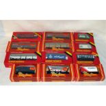 HORNBY 12 x Goods Wagons nos R017, 022, 135, 216, 220, 222, 236, 246, 247, 248, 249 and 670. All