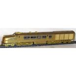 ALCO Models HO unpainted Brass Union Pacific General Electric Steam Turbine # 1. Brass lightly