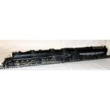 AKANE factory assembled HO Kit built Brass DM&IR Black Class M4 2-8-8-4 and 7 axle Tender # 232.