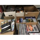Large quantity of Doctor Who books, DVD's and audio CD's. Contained in 7 boxes.