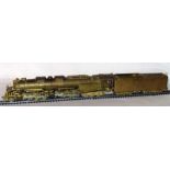 KEY IMPORTS HO unpainted Brass 'Classic' early version C&O H-8 2-6-6-6 and 7 axle Tender by