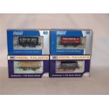 DAPOL Wessex Wagons and Buffers 4 x Limited Edition Freight Wagons - Bournemouth/ Poole/Boscombe -