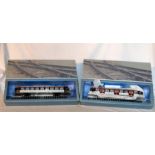 GONINAN Models 2 x HO Models of KCR Light Rail O/H Electric Tram Cars housed in Presentation Boxes