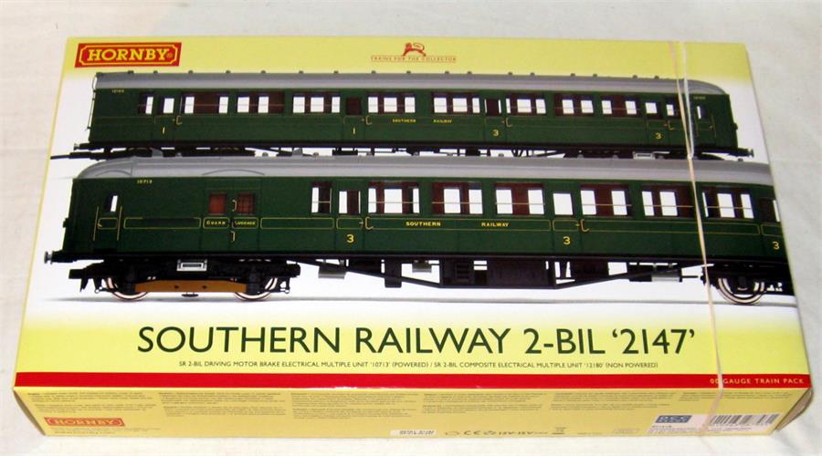 HORNBY R3161B Southern Railway Green 2-BIL EMU # 2147 built for the Reading to Waterloo Line. DCC