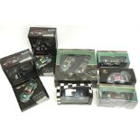 Seven Aston Martin 1/43 scale models by Minichamps and others: Aston Martin Racing DBR9 limited