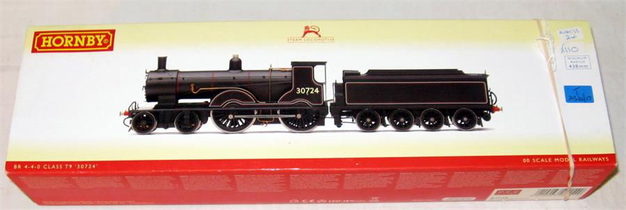 HORNBY R2712X BR Black Class T9 4-4-0 and 4 axle Tender # 30724. DCC factory fitted - Set to Channel