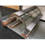 ACE Trains O Gauge Canopy and Platform Set Kit comprising a Glass Canopy, 2 x Tinplate Platforms,