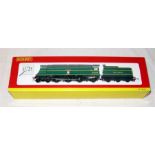 HORNBY R2219 SR Malachite Green unrebuilt West Country 4-6-2 'Blackmoor Vale' # 21C123. Mint Boxed