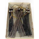 PECO 00 9 x Streamline Code 100 Insulfrog Points with PL10 Motors attached - 5 x SL88 and 4 x