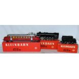 KLEINBAHN 2 x Locomotives - SBB RBe O/H Electric Railcar 'Roter Pfeil' (Excellent Boxed) and D52