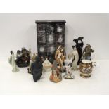 Various oriental items Including miniatures and ornaments.