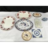 Mixed china to include Wedgwood, Devon china and others.