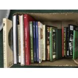 A box of Dorset books.