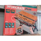 An "as new" Black & Decker Workmate Plus in box.