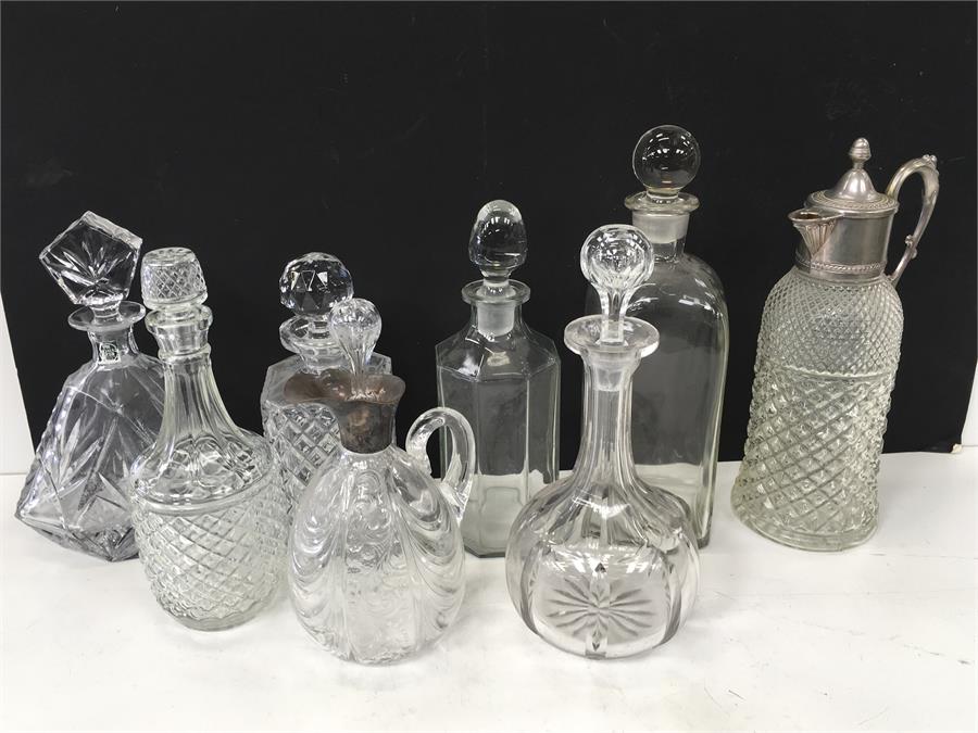 Various glass decanters. - Image 2 of 2