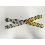 Four Shell signs. (R155)
