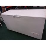 A Whirlpool chest freezer measures 163cm L/65cmW.