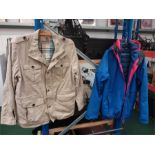 A North Coast jacket together with a Berghaus jacket (L).