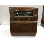 A vintage Westminster Radio with built in Monarch record deck.