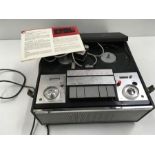 A Ferguson four-track two speed tape recorder.