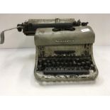 A Remington typewriter (af).