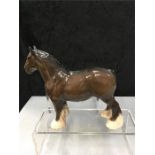 A Beswick Shire Horse.