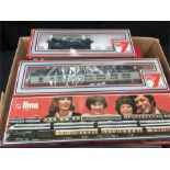 A box of Lima trains, five 00 gauge British rail diesel locomotives, together with 4 x Lima