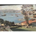 A painting by George William Pilkington(possibly Kalk bay) 1879-1958 South African