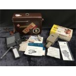 A Rosko Electric 8mm movie camera in very good condition with original box and paperwork together