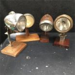 Four old lamps.