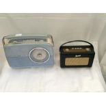 Roberts Revival and Bush portable radios.