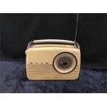 An original retro 1950's Bush cream radio.