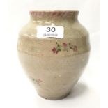Carter & Co Poole Pottery Vase early transitional vase with floral sprigs 6" (16cms)