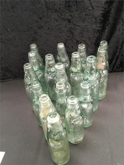 A quantity of old bottles (17).