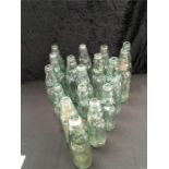 A quantity of old bottles (17).