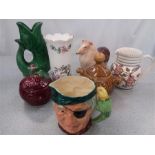 A collection of ceramics to include Sylvac, Honiton etc.