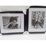 Two framed photographs. (R136)