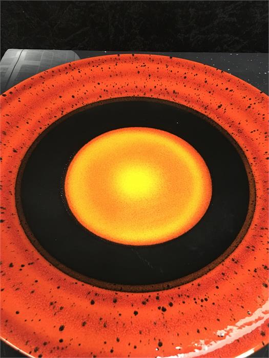 A Poole Pottery Planets 16" (40cm) dish "The Planets Series". This design "Pluto" from a Limited - Image 2 of 3